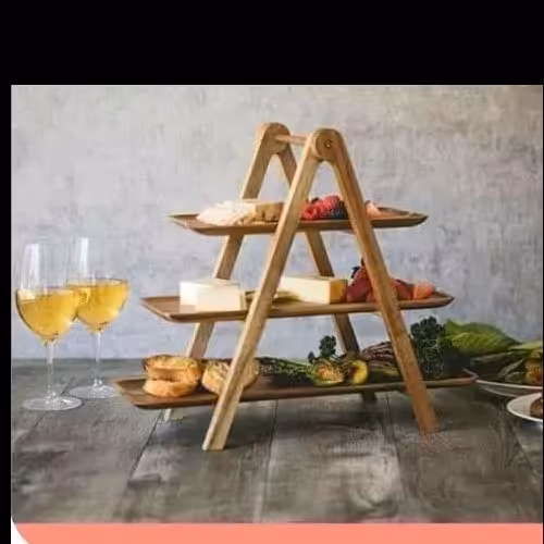 شلف 3 طبقه متحرک پذیرایی 