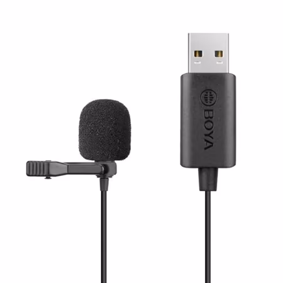 میکروفون یقه ای بویا BOYA BY-LM40 lavalier Microphone