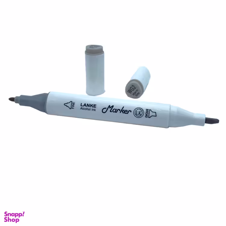 ماژیک راندو دو سر لانک کد WG2 رنگ Warm Grey