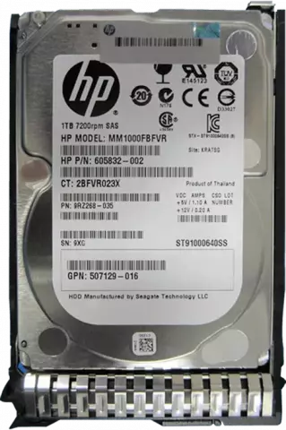 قیمت و خرید هارد اینترنال 1 ترابایت HP مدل MM1000FBFVR