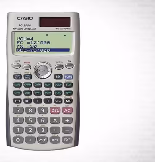 ماشین حساب کاسیو FC-200V