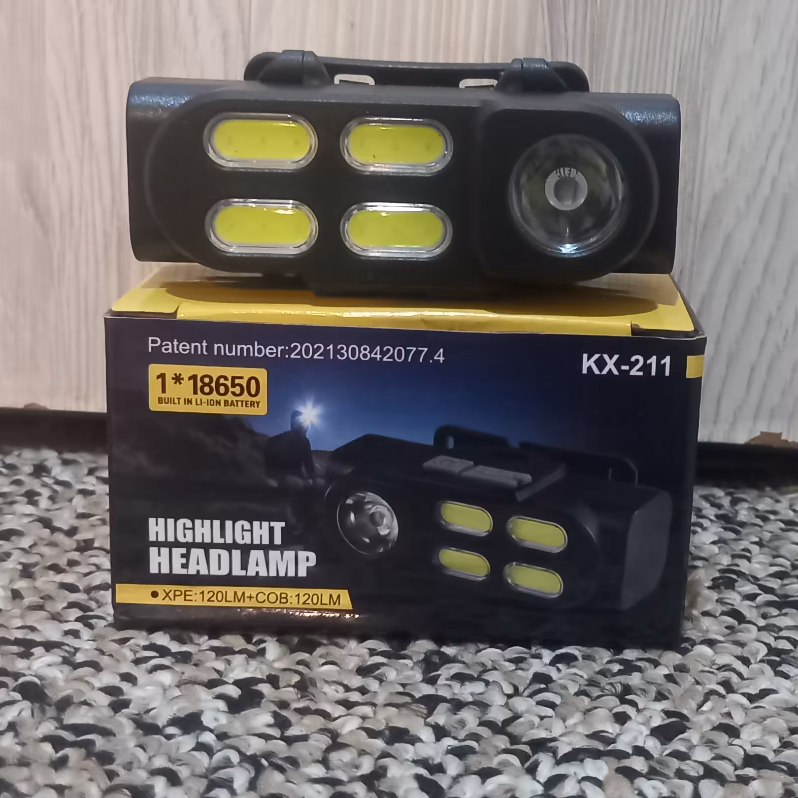 چراع قوه پیشانی بند مدلKX-211