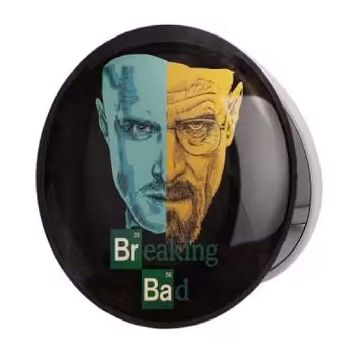 آینه جیبی خندالو طرح سریال بریکینگ بد Breaking Bad مدل تاشو کد 3161