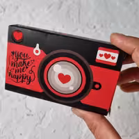 ولنتاین شکلات طرح دوربین 