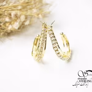 گوشواره طرح طلا کد: 5868