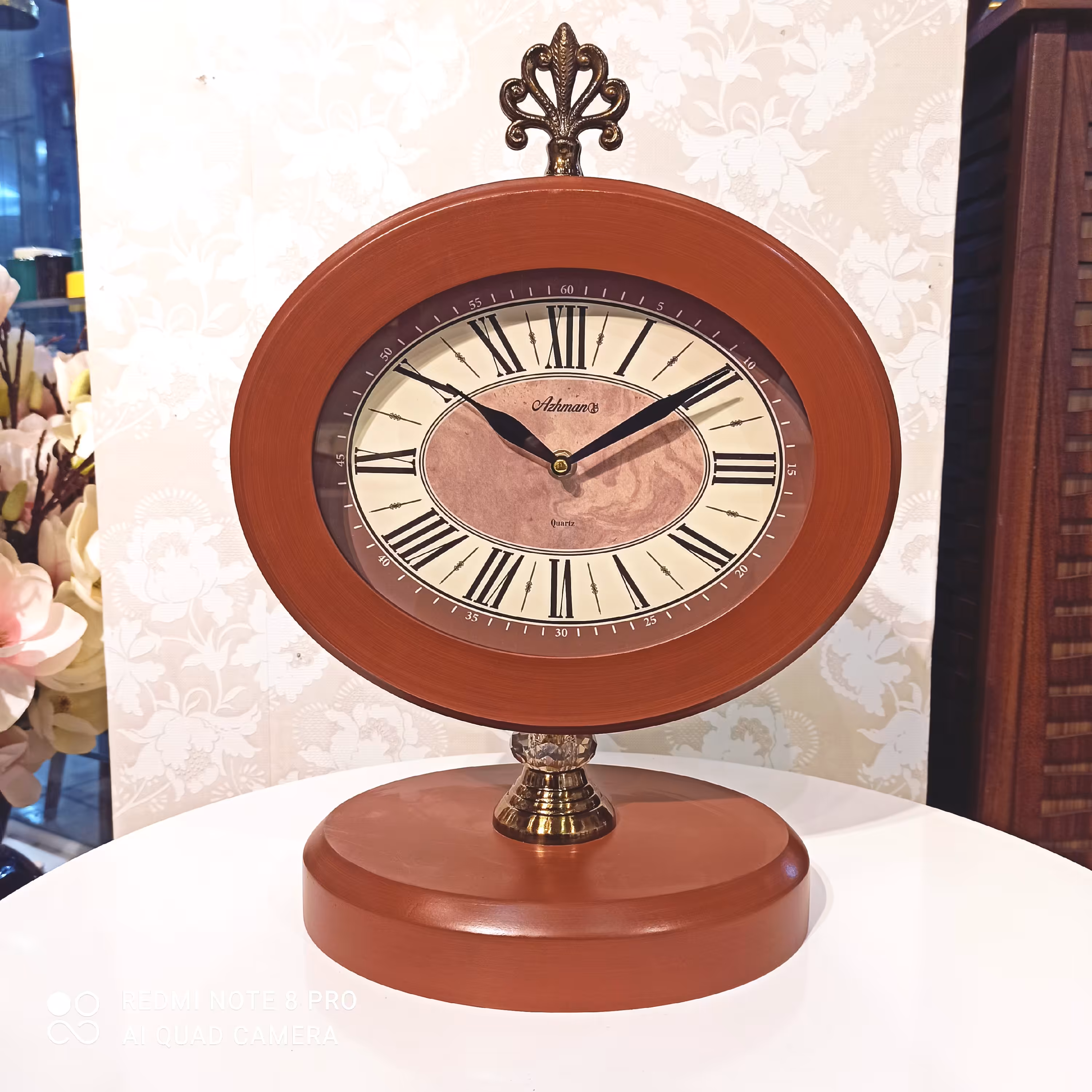 ساعت چوبی رومیزی کد7