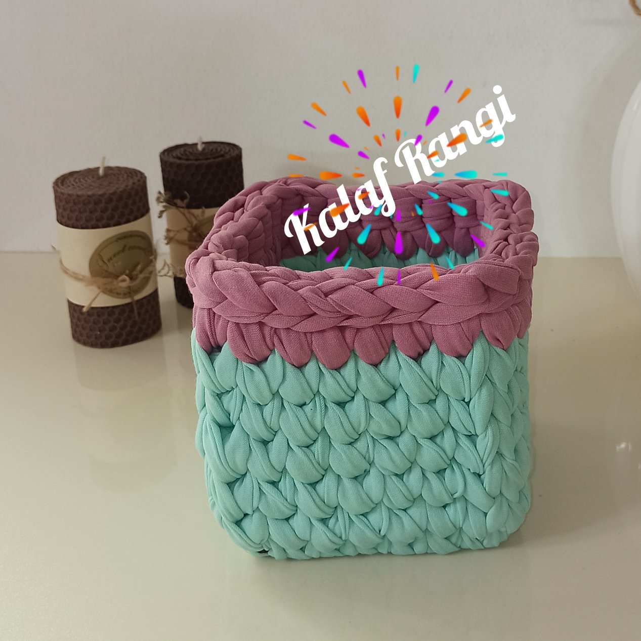 سبد مربع سایز 10_ مناسب برای: میز آرایشی ،میز کار، جای مداد وقلم...