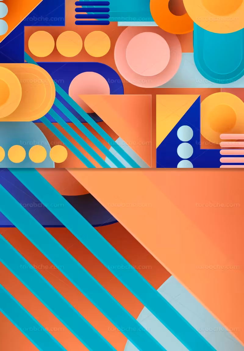 وکتور پس زمینه دایره انتزاعی | گرافیک با طعم تربچه