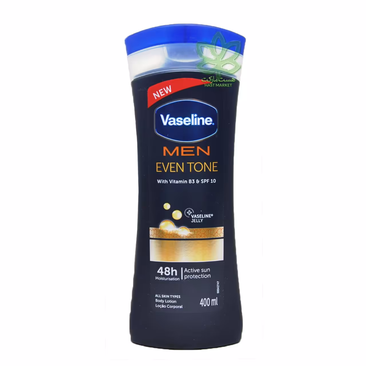 لوسیون بدن ویتامینه مراقبت در برابر آفتاب آقایان 400 میل وازلین - vaseline