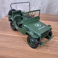 ماکت جیپ ویلیز فلزی برند کدوی