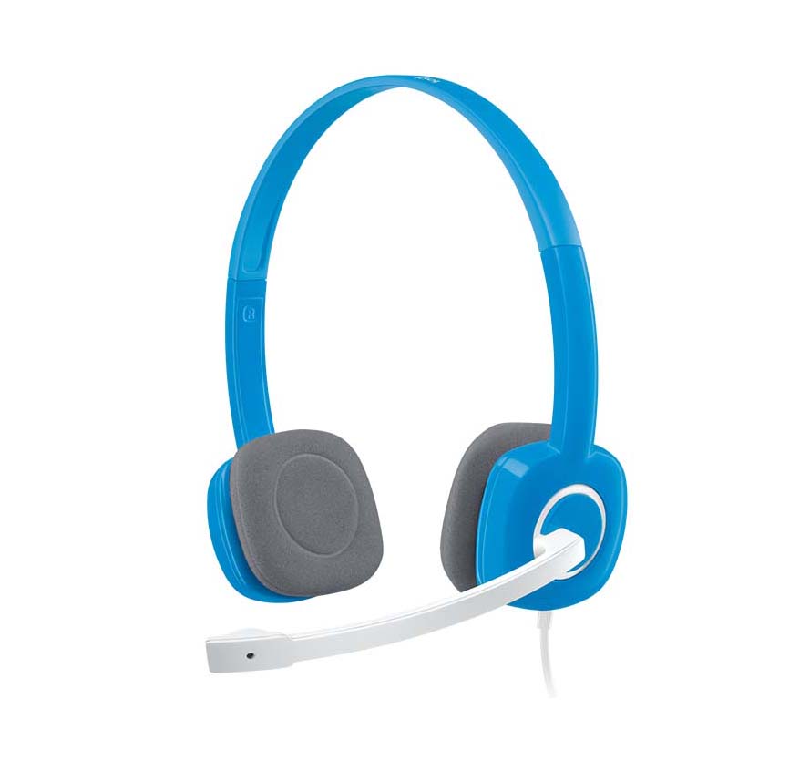 خرید هدست باسیم لاجیتک Headset Gaming Logitech H150 Blue با بهترین قیمت