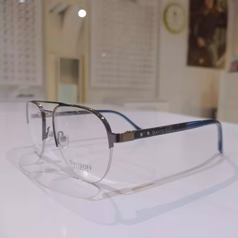 فرم عینک طبی نیم فریم مردانه فلزی
