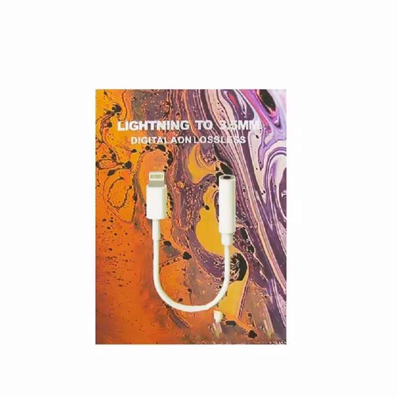  کابل تبدیل اپل LIGHTNING به جک 3.5mm AUX 