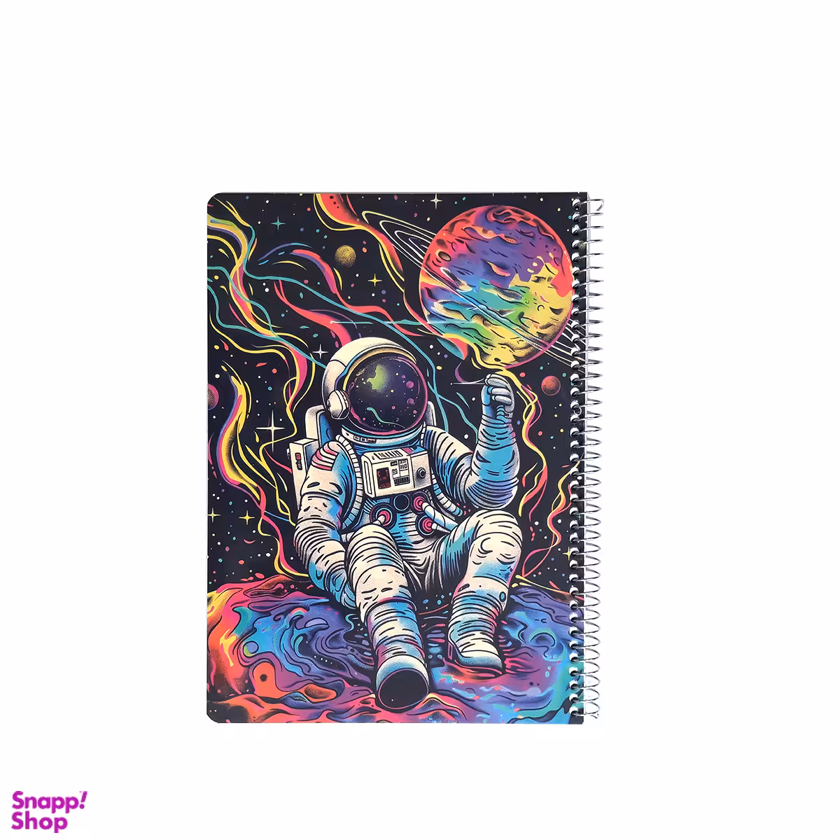 دفتر مشق 100 برگ تیج سان طرح فضانورد