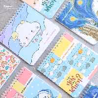 دفتر پلنر مربعی گلاسه 60 برگ پانداک