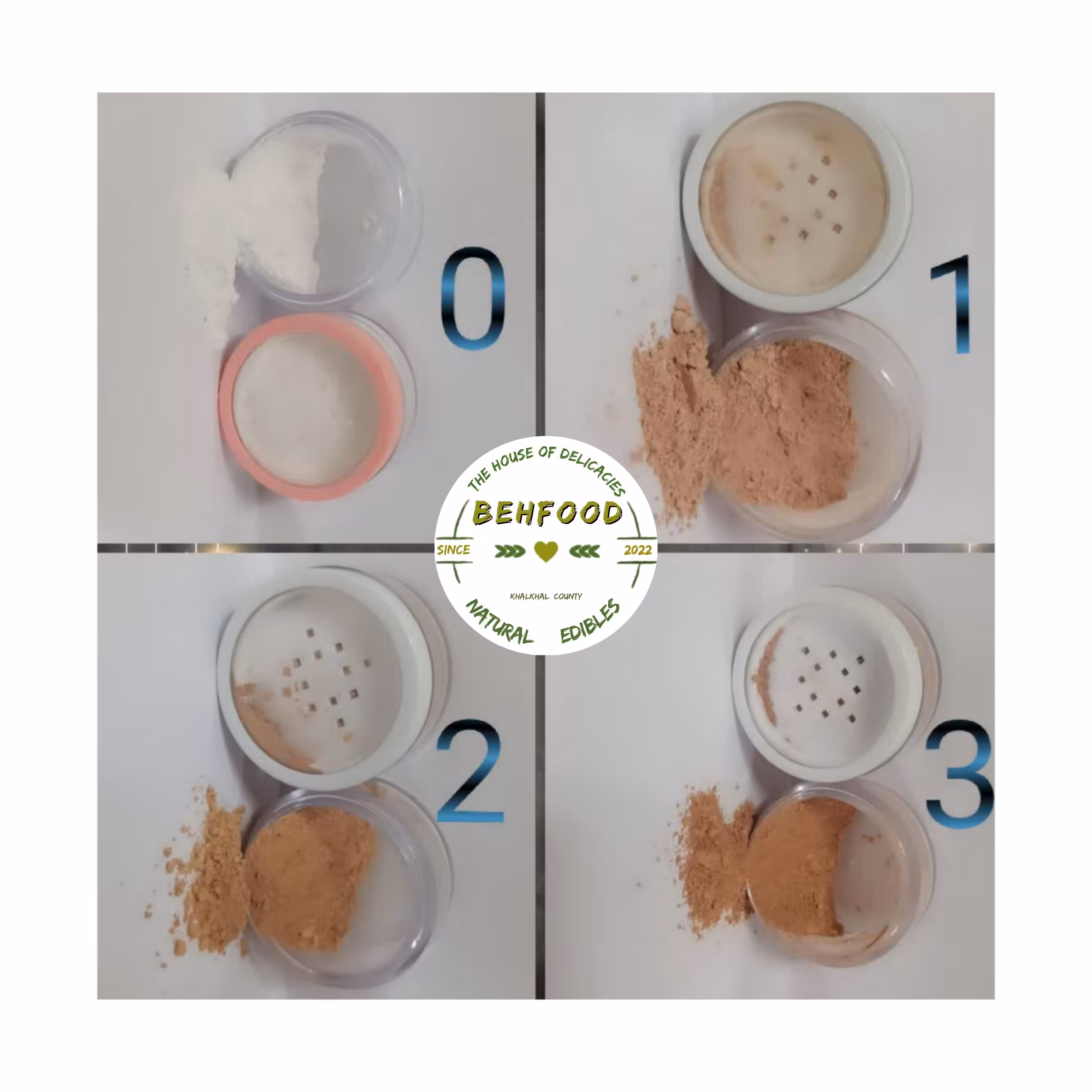 پودر فیکس آرایش طبیعی و ارگانیک و درجه یک 