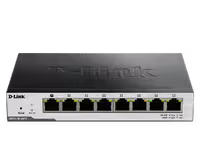 سوئیچ شبکه 8 پورت POE گیگابیت مدیریتی دی لینک مدل DGS-1100-08PD