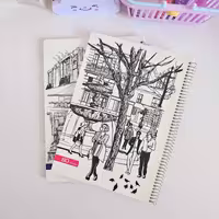 دفتر عرش طلقی کلاسیک 80 برگ تک سیم خطی 191