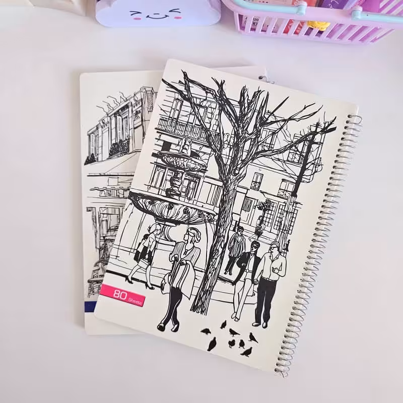 دفتر عرش طلقی کلاسیک 80 برگ تک سیم خطی 191