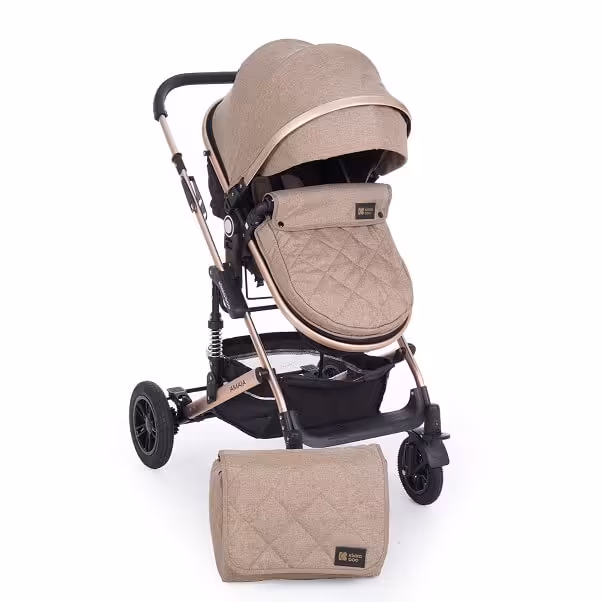 سرویس 2 تکه amaia از برند کیکابو رنگ کرم قهوه ای