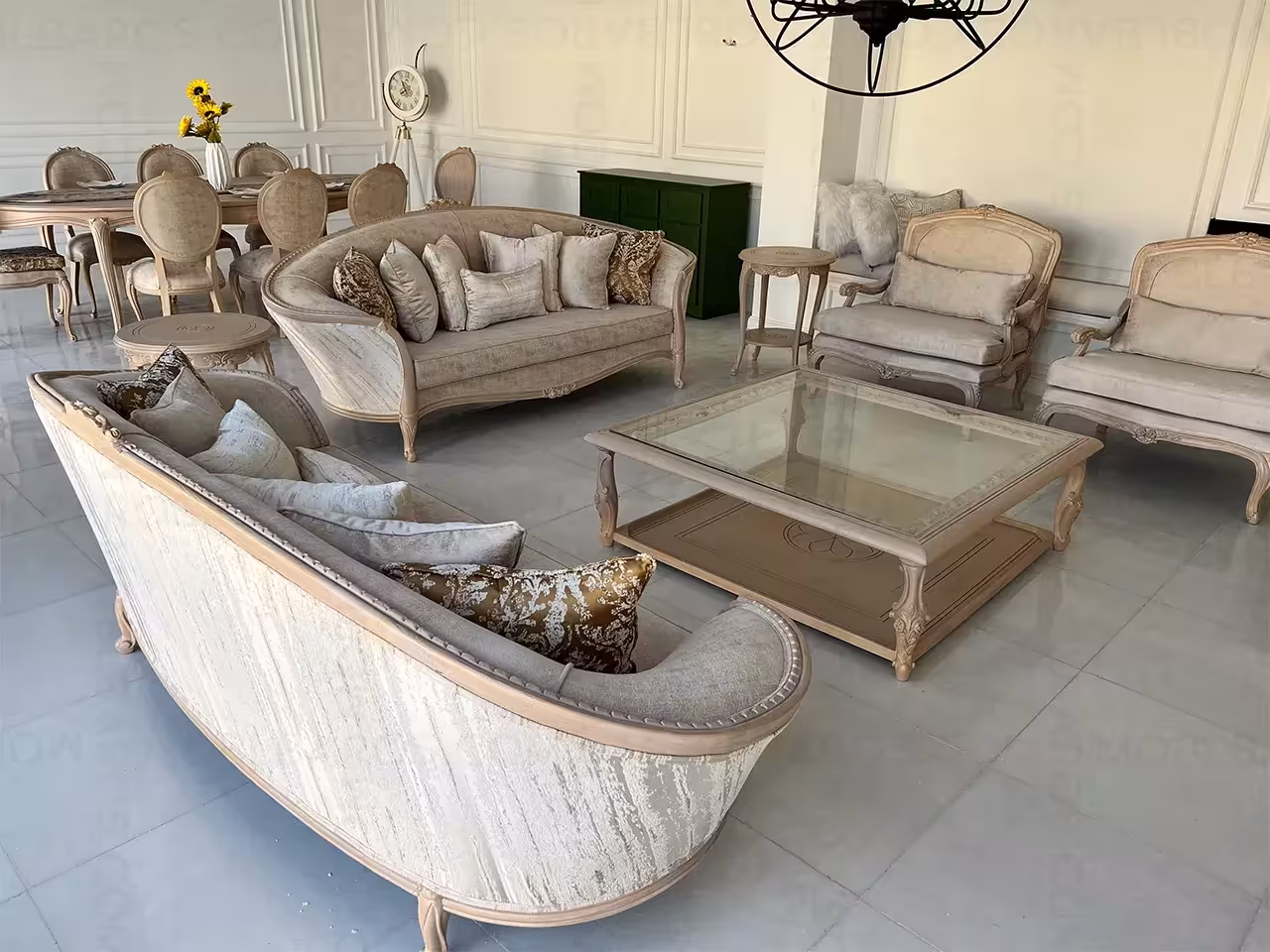 ست مبلمان نئوکلاسیک لورنزو