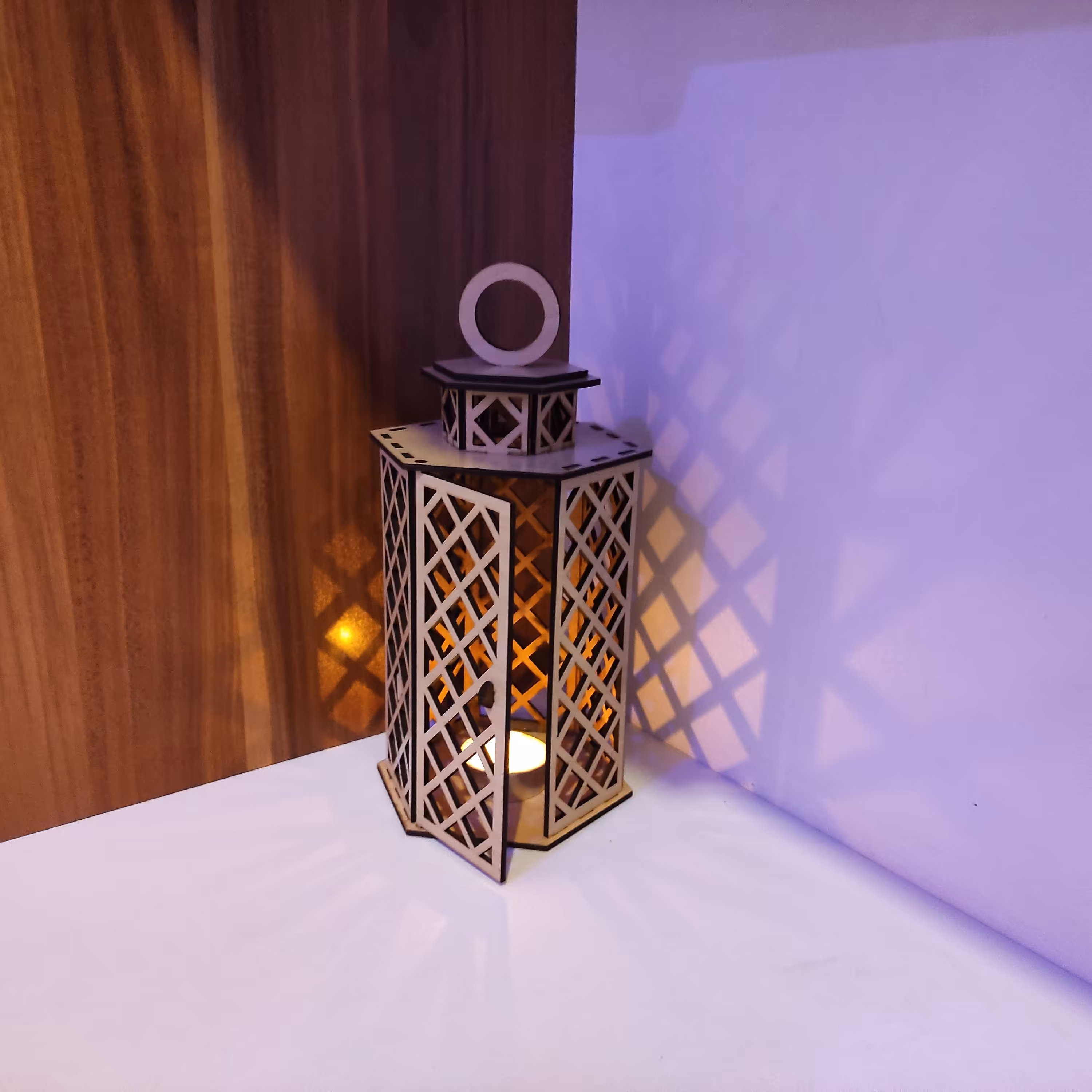 جا شمعی طرح فانوس