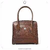 کیف زنانه چرم دست دوز لنا - خانه چرم نیاوران