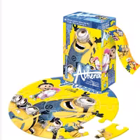 پازل دایره ای 20 تکه آتنا طرح مینیون ها

