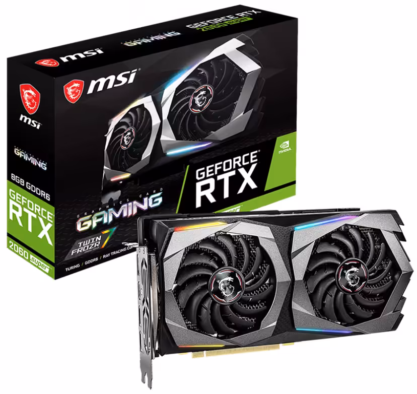 کارت گرافیک ام اس آی مدل GeForce RTX 2060 SUPER GAMING با حافظه 8 گیگابایت