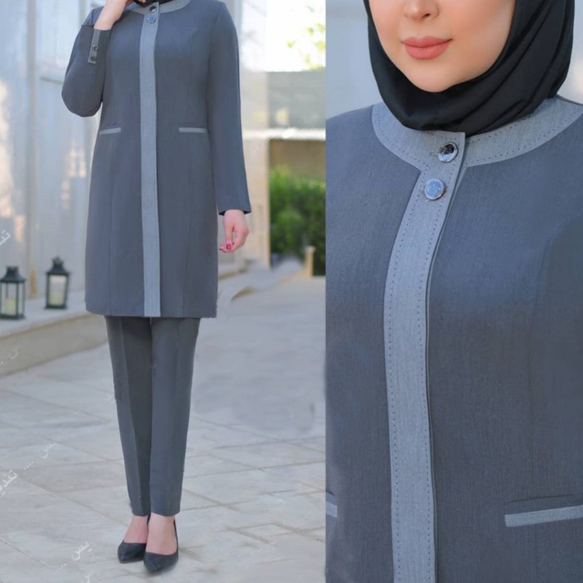 مانتو شلوار اداری شیک
