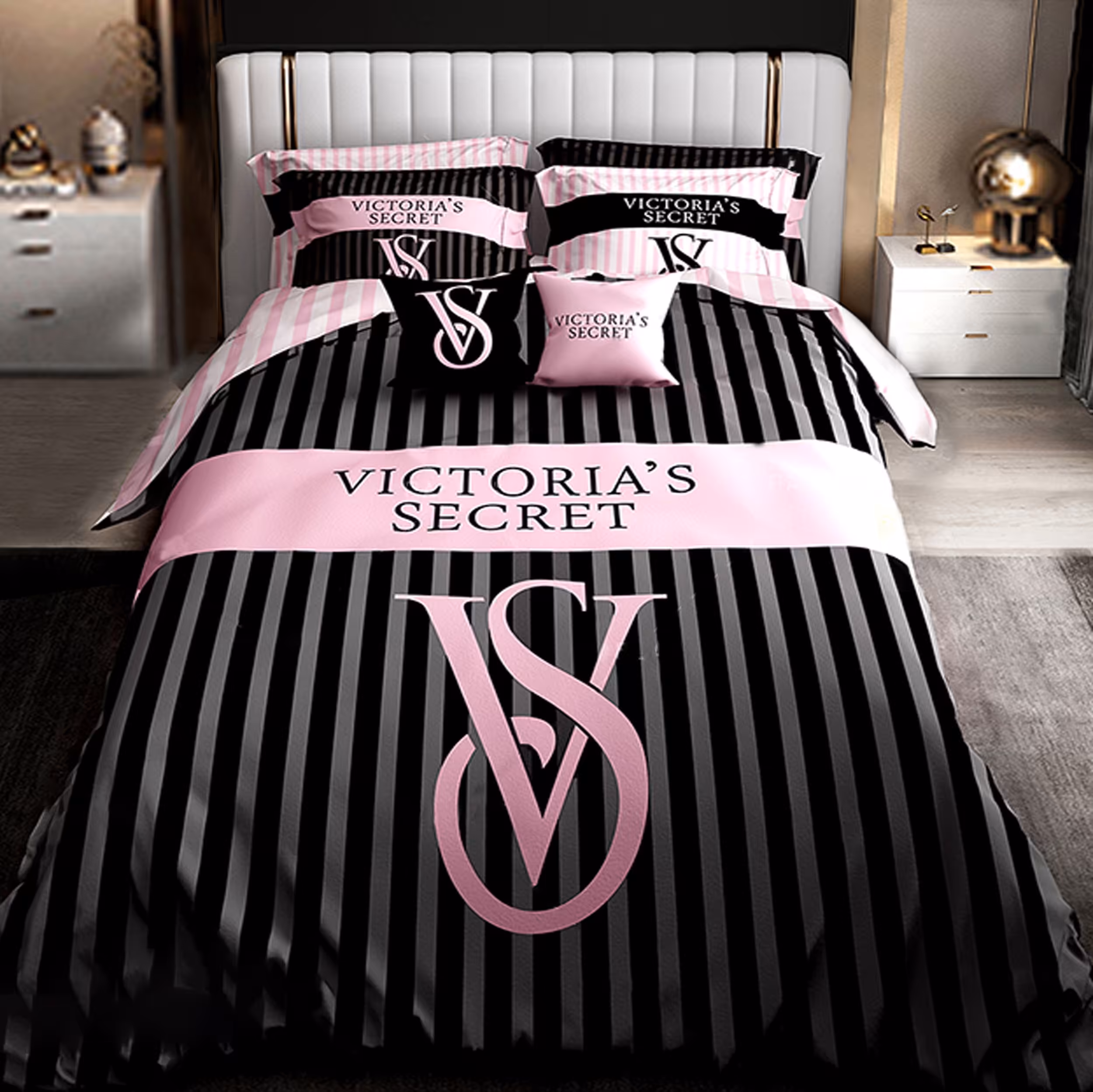 سرویس خواب پارلاک کد 85  دو رو طرح دار  یک نفره 5 تکه