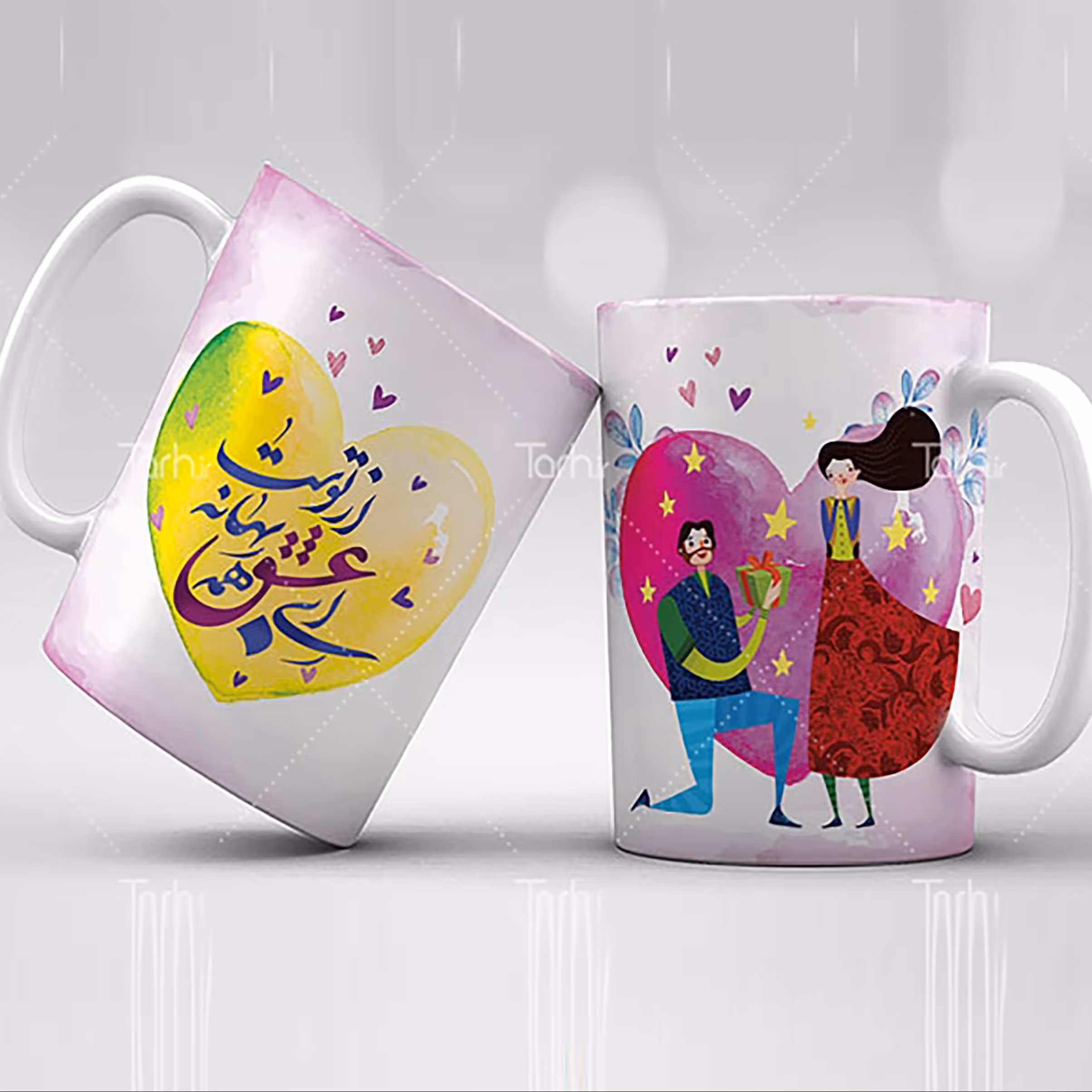 ماگ عاشقانه  - با امکان چاپ عکس ارسالی از طرف شما  109