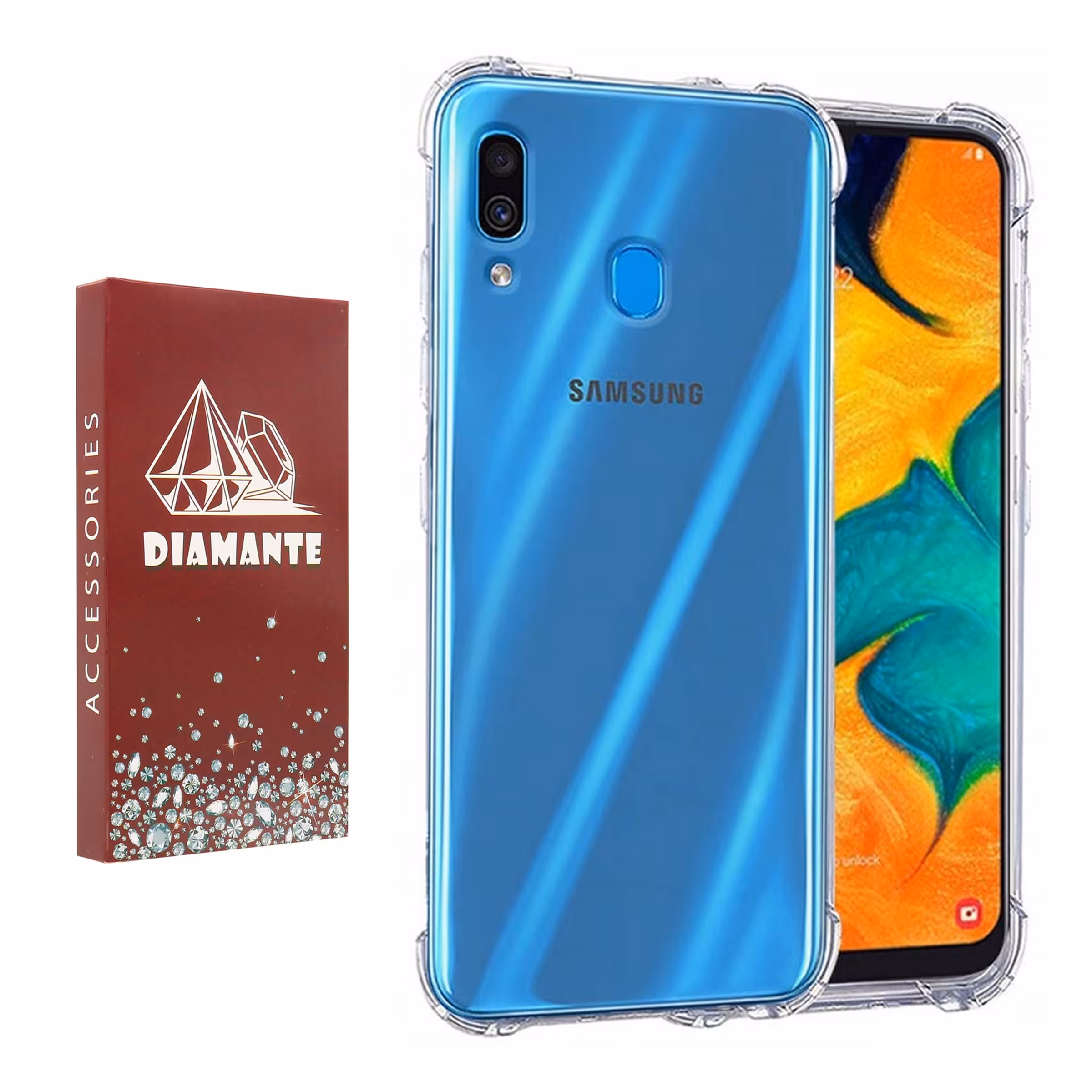 کاور مدل ژله ای بی رنگ مناسب برای گوشی سامسونگ a40