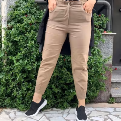 شلوارمام فیت کمرکشی