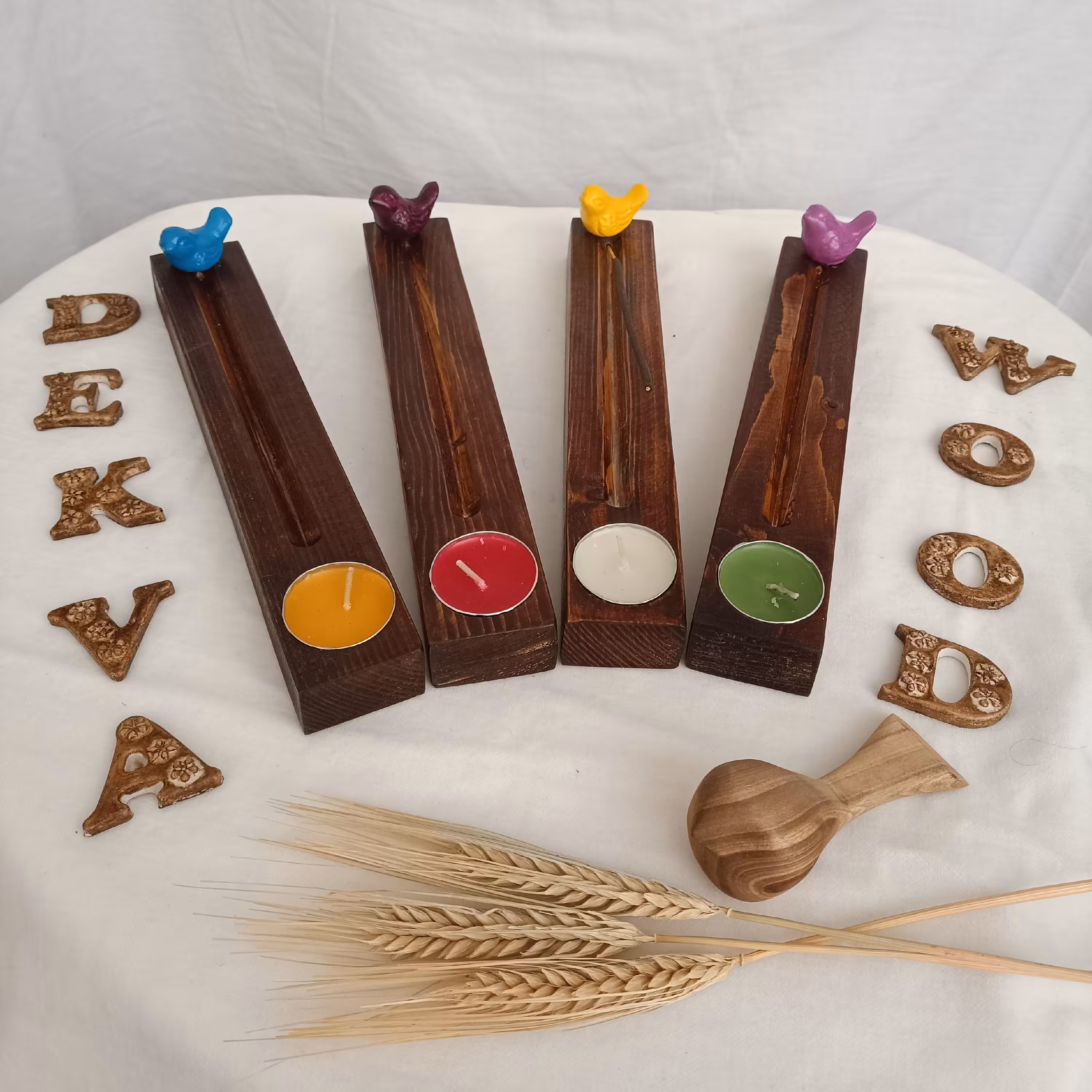 عود وارمرهای چوبی با یراق گنجشک 