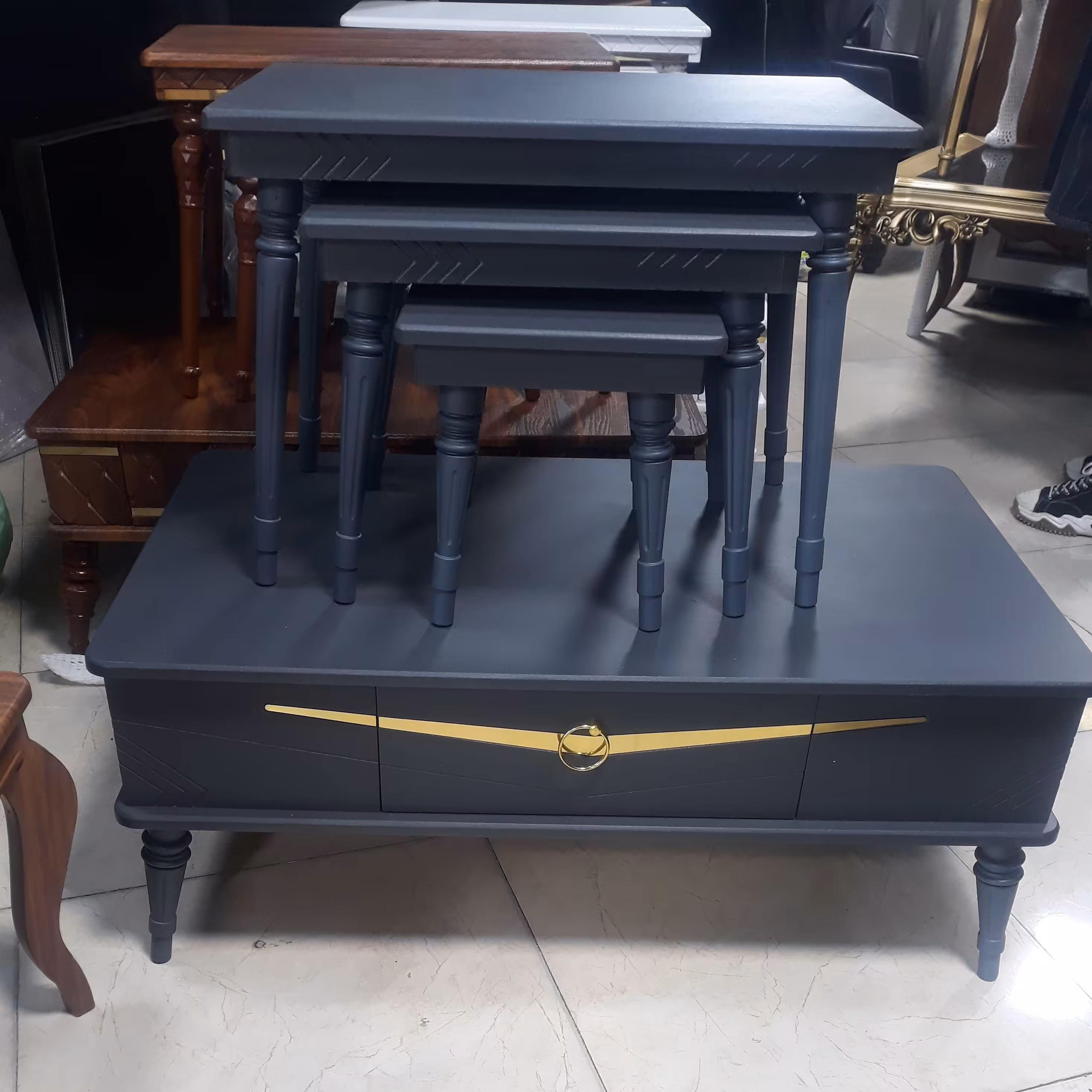 جلو مبلی 4 تکه وکیوم در رنگبندی مختلف(هزینه ارسال با مشتری)