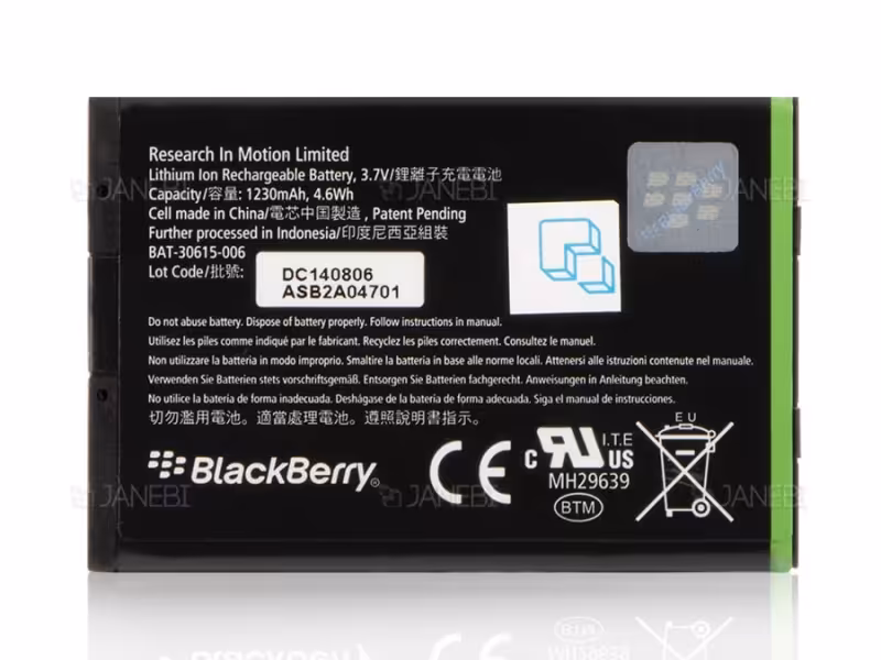 باتری اصلی گوشی بلک بری BlackBerry Bold Touch 9900/9930