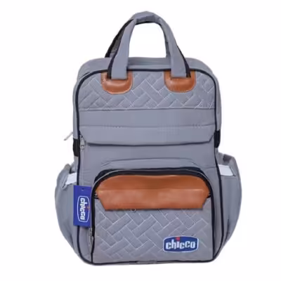 ساک حمل لوازم نوزاد کوله ای مدل ژیوار ( طوسی )