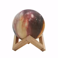 چراغ خواب طرح کره ماه مدل 3D Moon کد 004
