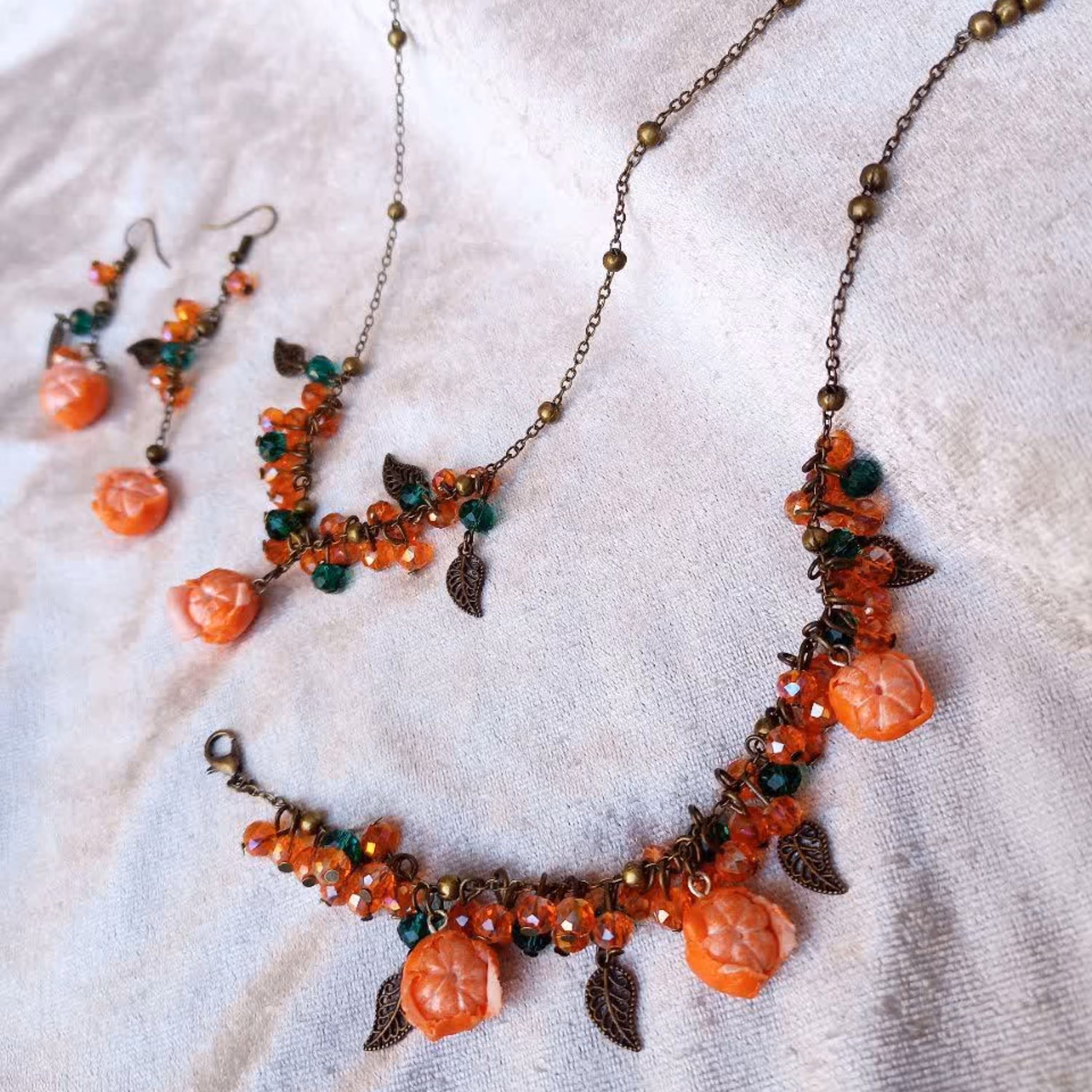 نیم ست  یلدایی تم نارنگی 