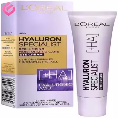 کرم دور چشم لورآل Hyaluron Specialist Replumping Moisturizing