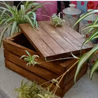 باکس چوبی دربدار چوب روس ضد آب پوشش سیلرکیلر