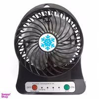 پنکه رومیزی شارژی مدل 18650BLAC به همراه باتری