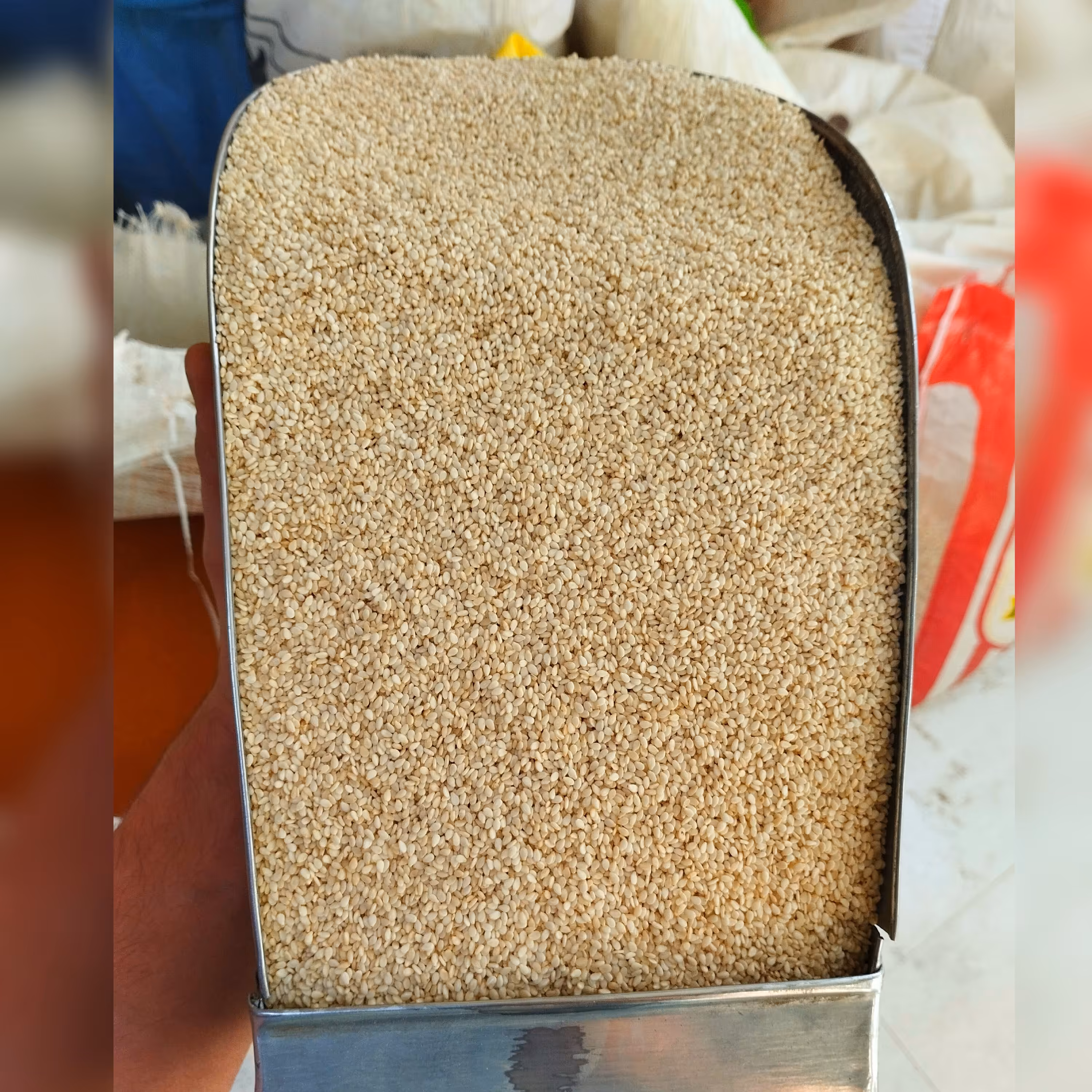 کنجد سفید درجه 1 ( خارجی)  250 گرم 