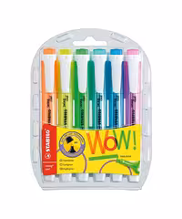 ماژیک هایلایت قلمی 6 رنگ استابیلو