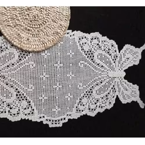 رومیزی پروانه ای زیبا 