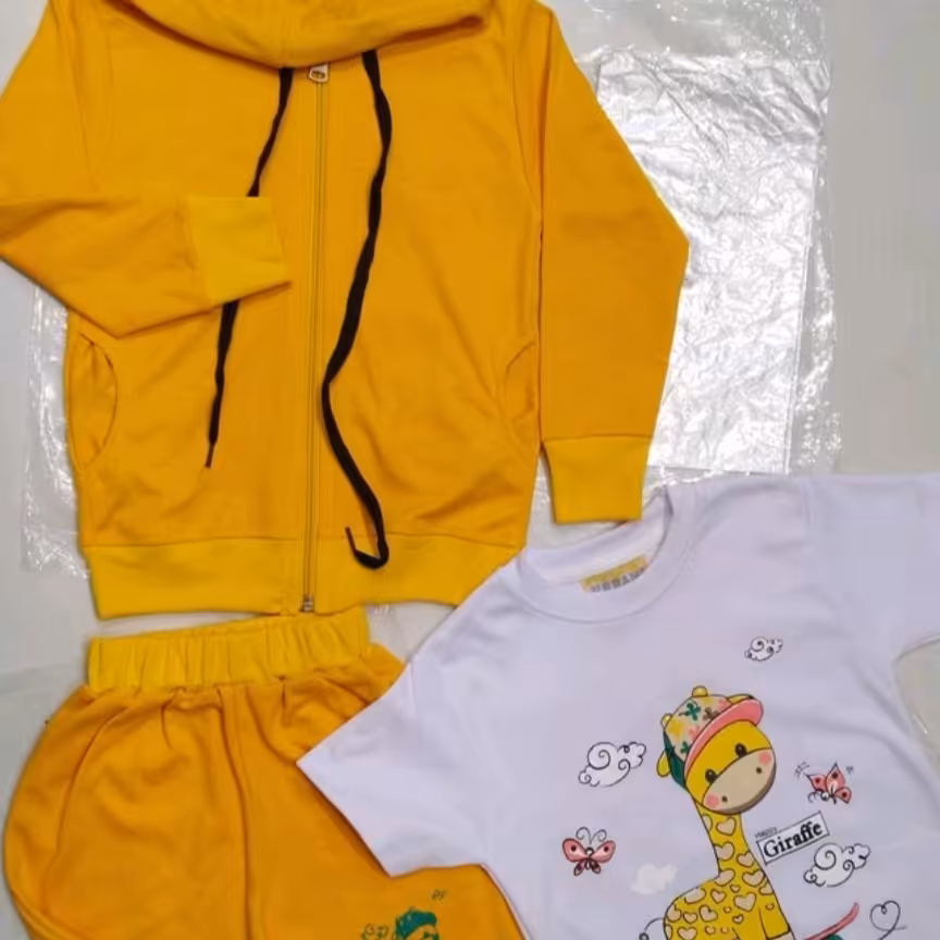 سه تیکه اسپرت دخترانه پسرانه سایز 45 50 55 