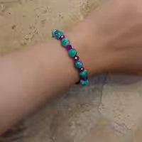 دسبند مهره ای رنگی 