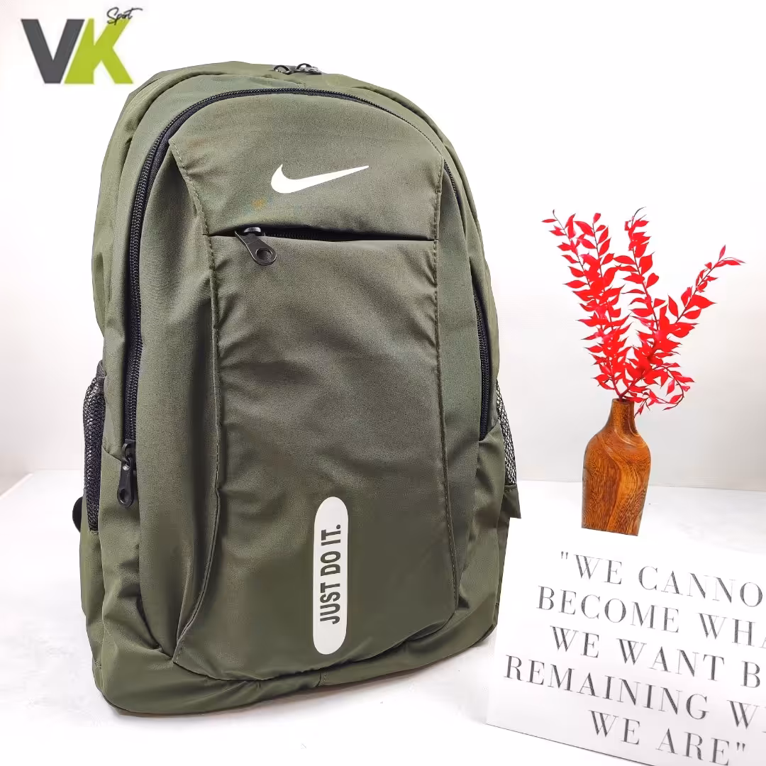 کوله پشتی ورزشی نایک جاست دو ایت  سبز یشمی قبل از ثبت موجودی بگیرید