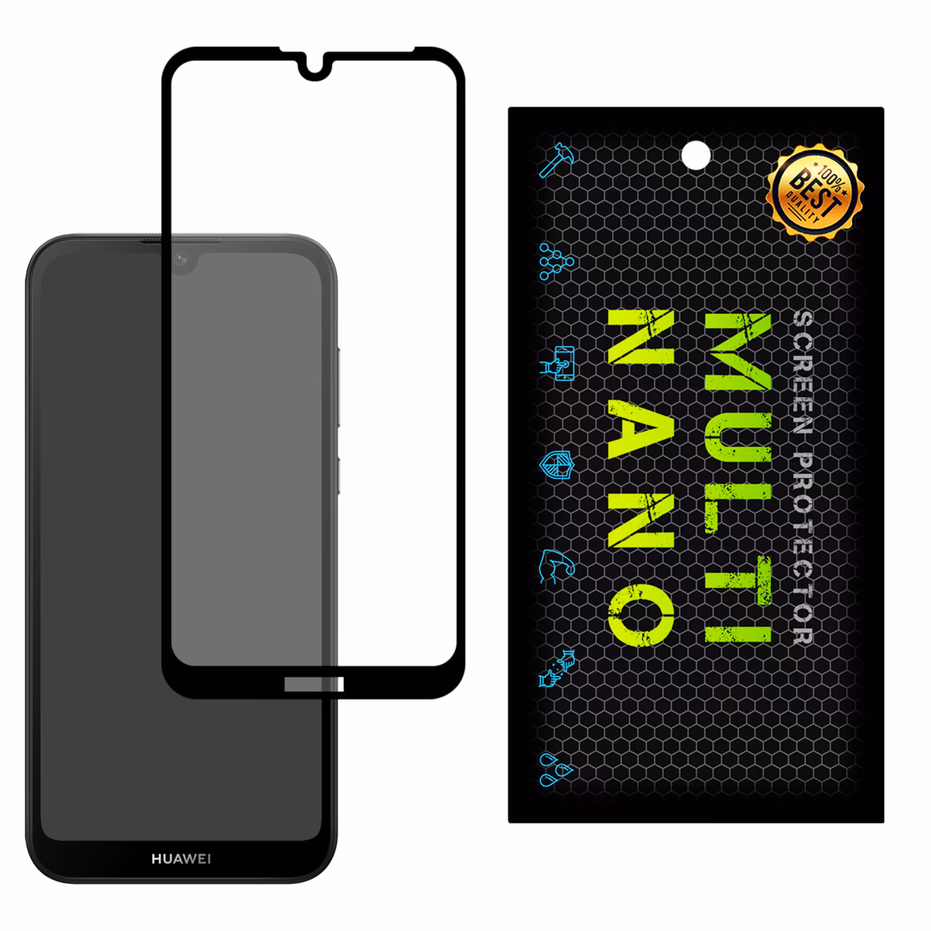 محافظ صفحه نمایش سرامیکی مولتی نانو مدل Pro مناسب برای گوشی موبایل هوآوی Honor 8S